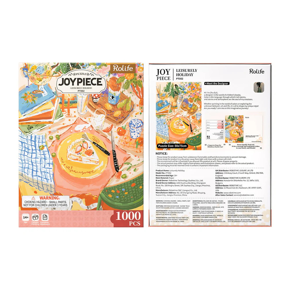 ROEPT002 ROBOTIME Rolife Leisurely Holiday 1000 Piece Jigsaw