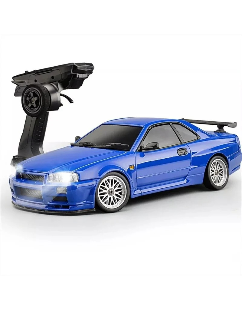 IMXLD01899BE IMEX 1/18 RWD Drift Car Skyline GT-R R34 RTR - Blue