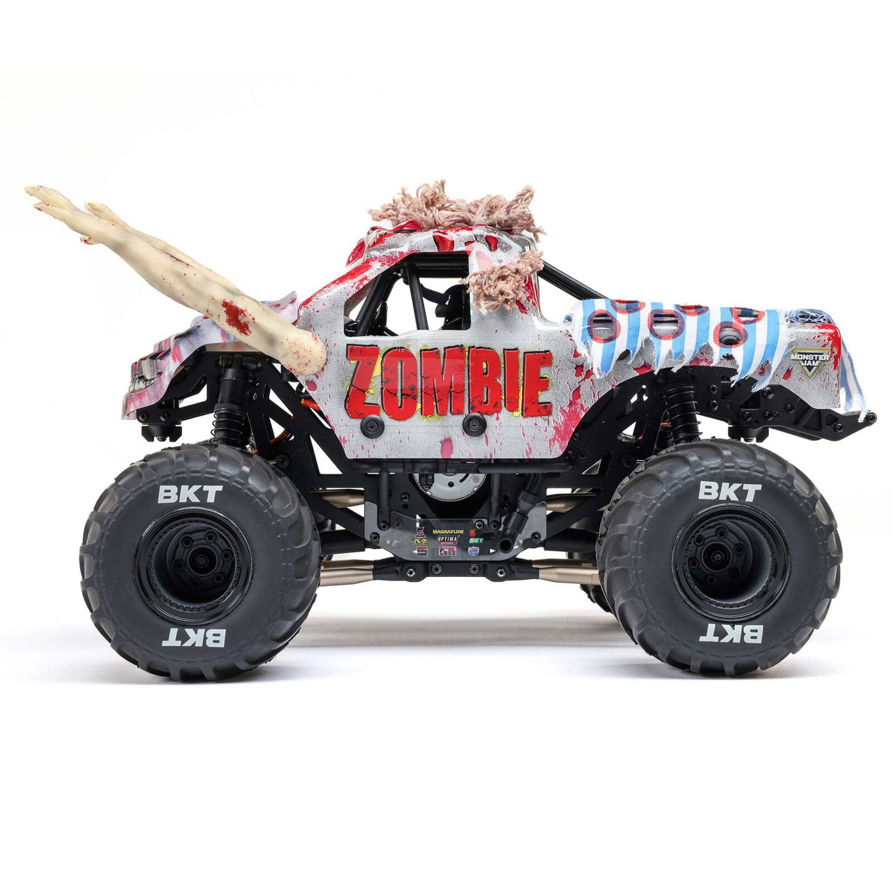 LOS01026T4 LOSI 1/18 Mini LMT Zombie 2S 4x4 RTR Brushed Monster