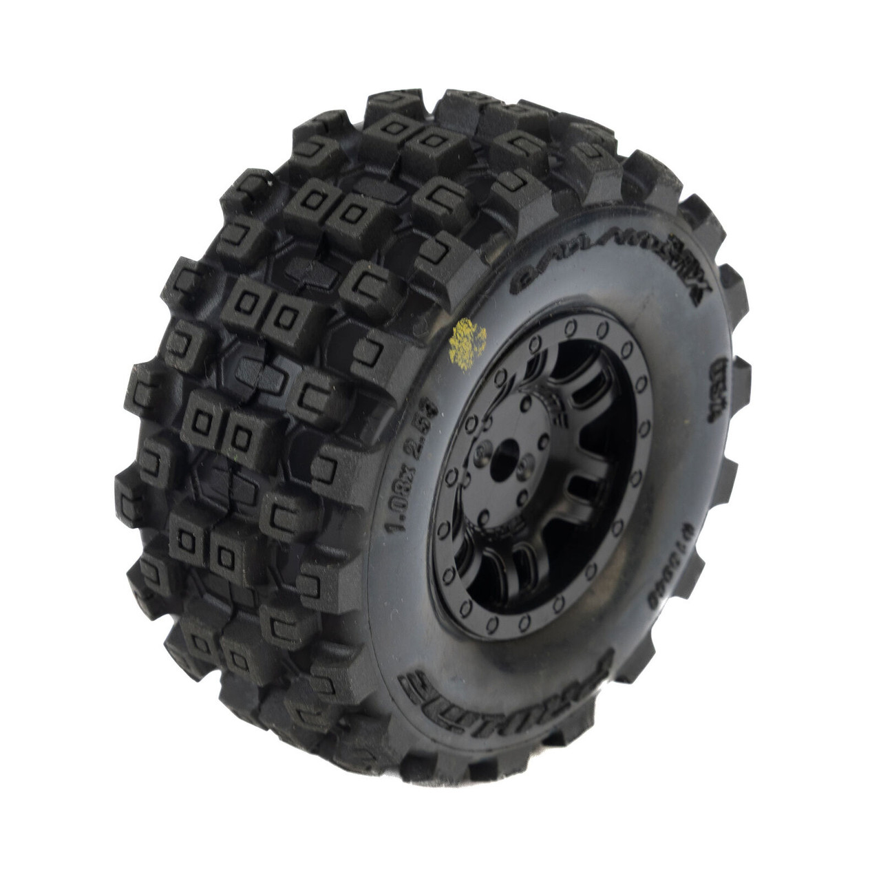hpi サベージ PRO LINE 23ミリハブ付き PRO1034010 PRO-LINE 1/16 Badlands MX Front/Rear Tires Mounted 12mm