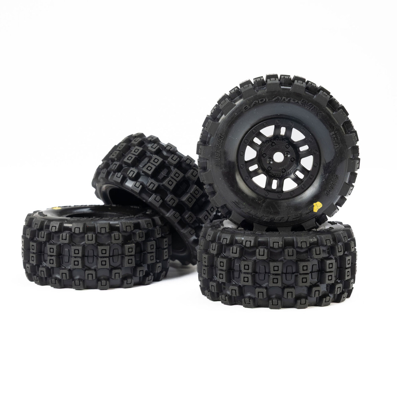 PRO1034010 PRO-LINE 1/16 Badlands MX Front/Rear Tires Mounted 12mm