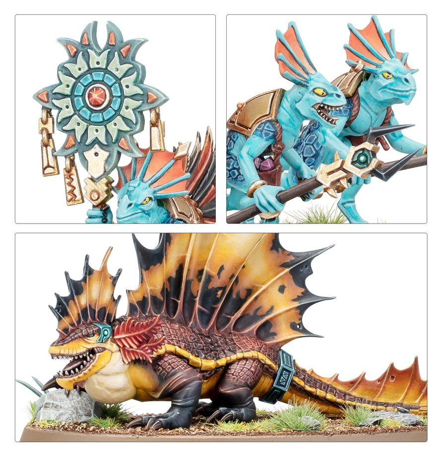 WH70-19 WARHAMMER Spearhead: Seraphon - Sunblooded Prowlers