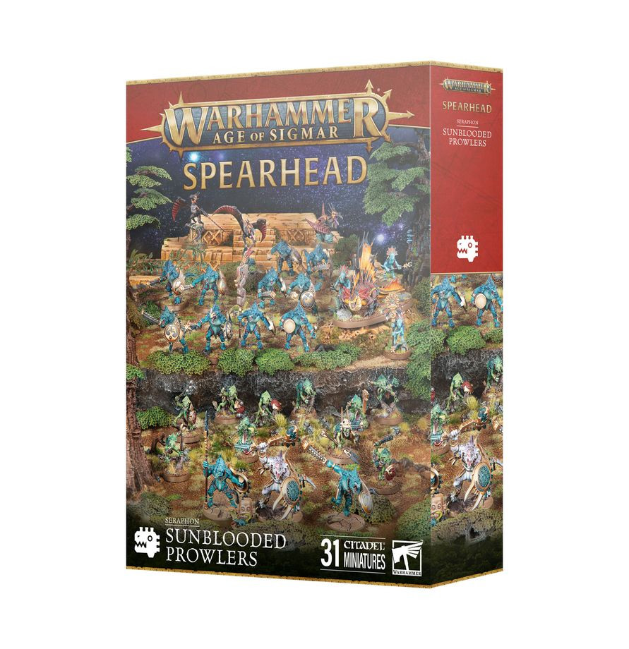 WH70-19 WARHAMMER Spearhead: Seraphon - Sunblooded Prowlers