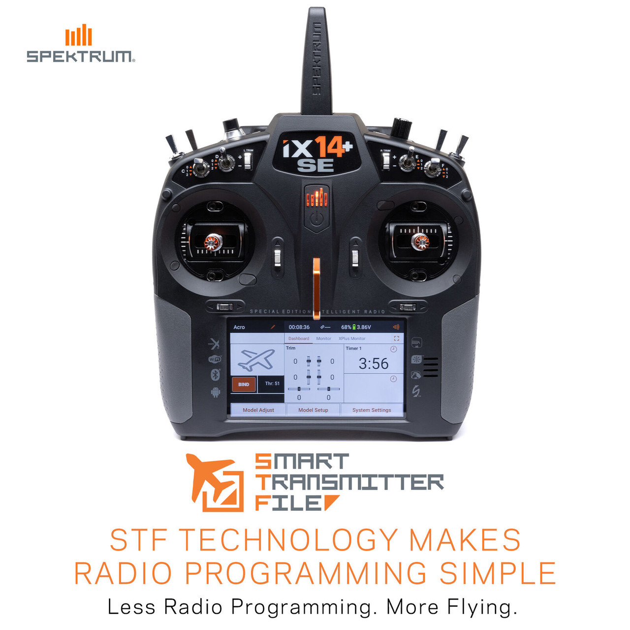 SPMR14020 SPEKTRUM iX14+ SE 20-Channel DSMX - Transmitter Only