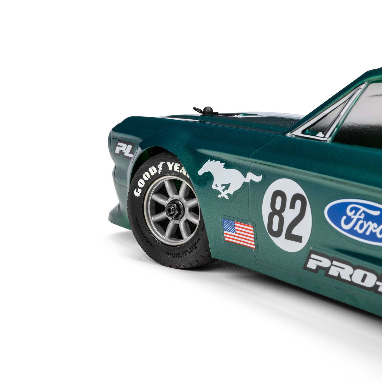 PRO372817 PRO-LINE 1/12 Pre-Cut 1968 Ford Mustang Clear VTA Body