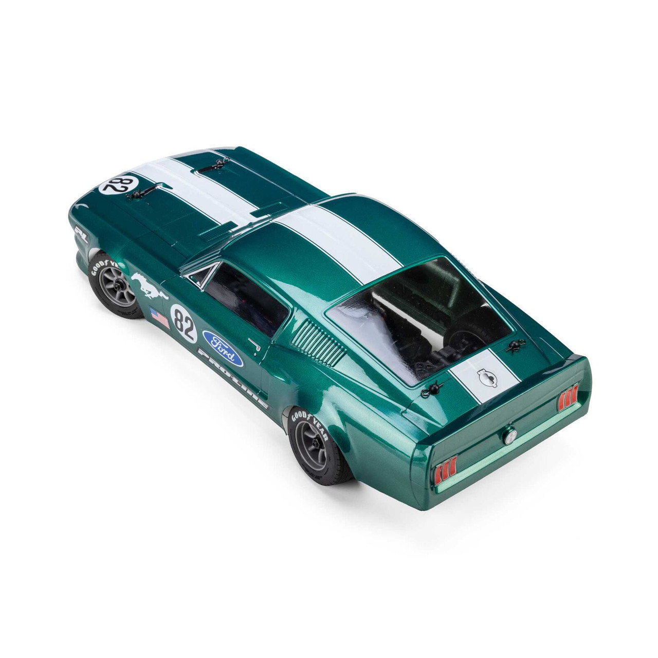 PRO372817 PRO-LINE 1/12 Pre-Cut 1968 Ford Mustang Clear VTA Body