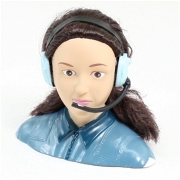 ABMPC102125B AIRBORNE MODELS 1/4 Scale Female Pilot, BLUE