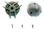 Écrou D'hélice Spinner Du-Bro Bleu Anodisé 1/4-28 - Pour Avion RC, Neuf !