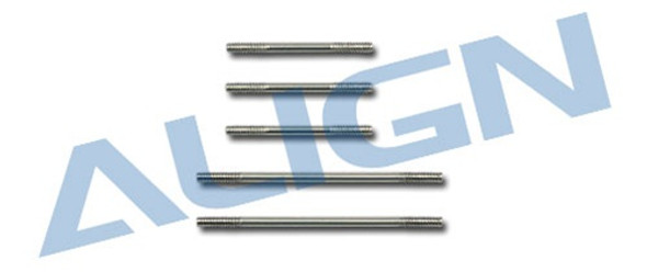 AGNH45047 ALIGN T-REX 450 PRO STAINLESS STEEL LINKAGE ROD SET