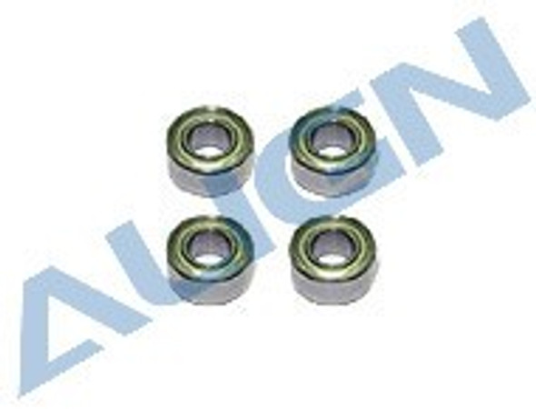 AGNHS1033 Align Bearing MR52ZZ x 4 (Φ2xΦ5x2.5mm)