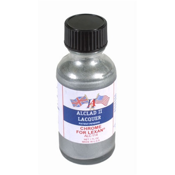 ALC114 ALCLAD II LACQUERS Chrome for Lexan 1oz