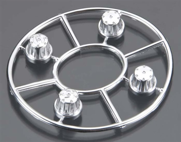 AX8080 Axial Hub Cover Set Satin Chrome (4)