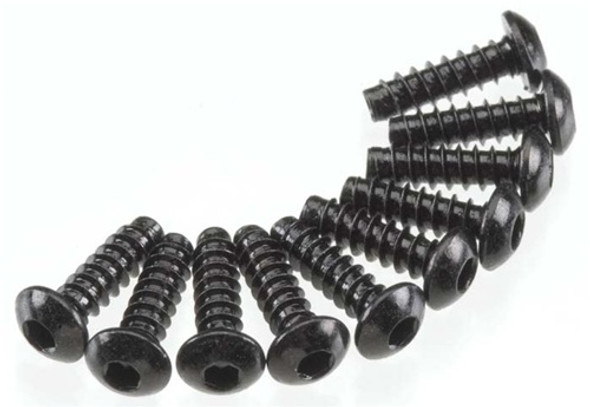 AXA435 Axial Hex Tap Button Head M3x10mm Black (10)