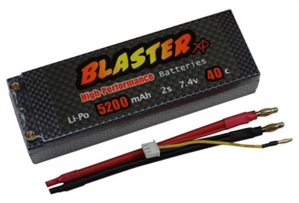 BATL5200X2BLA40 BLASTER RC 5200mAh 2s 40C Lipo Battery