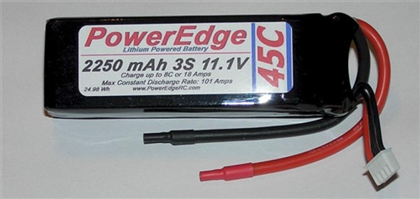 BATLPE2250X345C PowerEdge Lithium Battery 2250mAh 3S 11.1V 45C