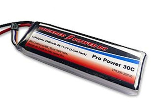 BATLPP3300X3 PRO POWER 3300MaH 11.1V 3S1P 30C LIPO