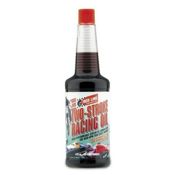 RED-40603 RED LINE OIL 2-Stroke Race Pre-Mix 16 oz. / 473 mL