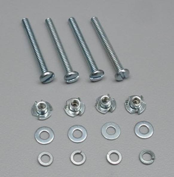 DUB128 Dubro Mount Bolt/Nuts 6-32 (4)