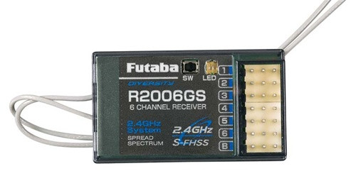 FUTRXR2001SB Futaba 2.4G 1Port SFHSS SBus 3/8 Channel Drone