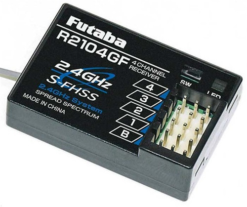 FUTRXR2001SB Futaba 2.4G 1Port SFHSS SBus 3/8 Channel Drone