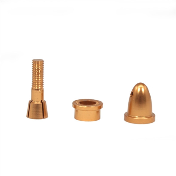 GEMPA317GLD GEMFAN Prop Adapter, 3.17mm, Gold