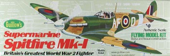 GUI504 Guillows Supermarine Spitfire MK-1 Model Kit
