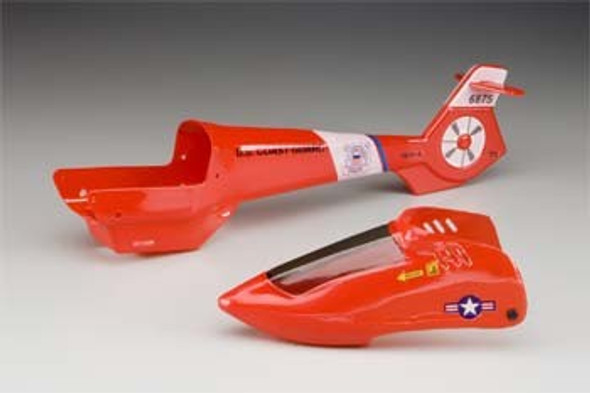 HMXE7433 HELI-MAX Fuselage Red w/ Decal Axe EZ