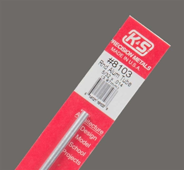 KS8103 K&S Aluminum Tube 5/32"