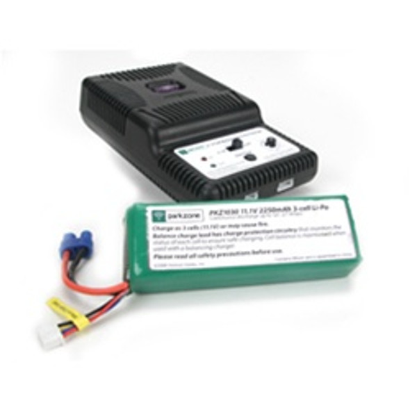 PKZ1050 PARKZONE 2200 mAh 3S LIPO BATT W/CHARGER