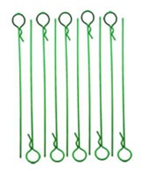 RCO4025 RC ONE LONG BODY PINS, GREEN, (10)