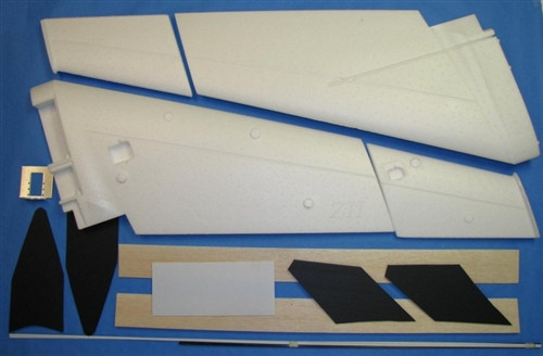 RWZXL RITEWING ZEPHYR ZXL KIT, Unpainted - Graves RC Hobbies