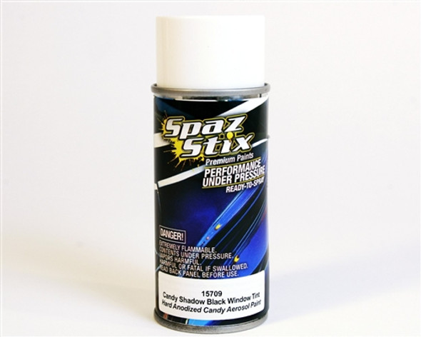 SZX15709 Spaz Stix Candy Black Window Tint/Shadow Tint Aerosol Paint 3.5Oz