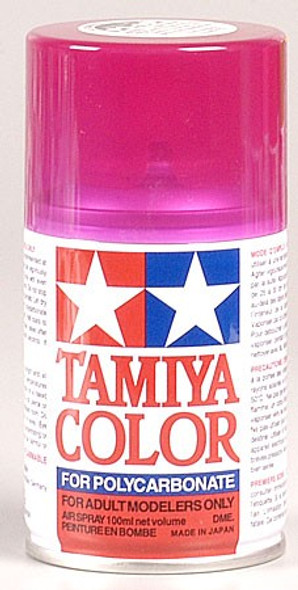 TAM86040 Tamiya Spray PS40 Translucent Pink 3 oz
