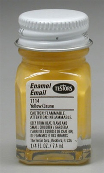 TES1114 Testors Yellow 1/4 oz