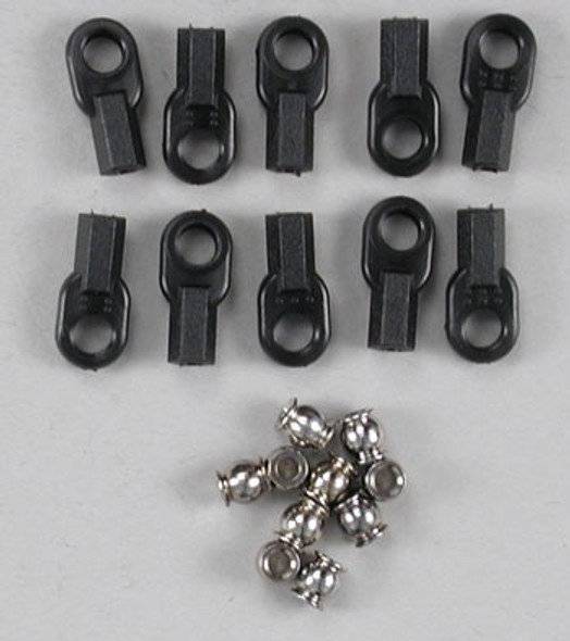 TRA2742 Traxxas Rod Ends w/Connectors LS2 (6)