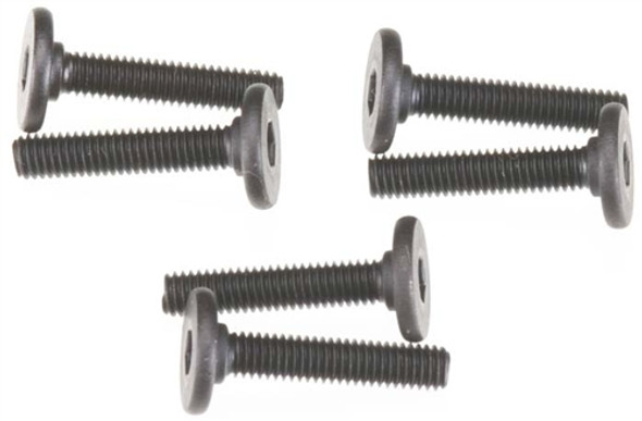 TRA3646 Traxxas Flat Head Machine Hex Drive Screws 3x15mm (6)