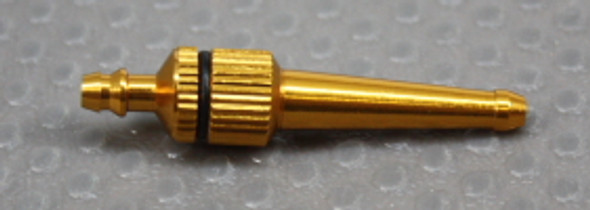 MIRH-008GOLD MIRACLE RC LONG FUEL FILL NOZZLE W/ FILTER GOLD