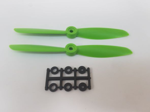 HQP010506456G HQ Prop 6x4.5" Direct Drive Propeller, Green (2 Pack)