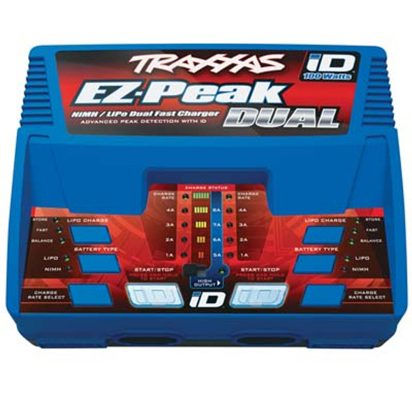 TRA2972 Traxxas EZ-Peak Plus 100W NiMH/LiPo Dual Charger