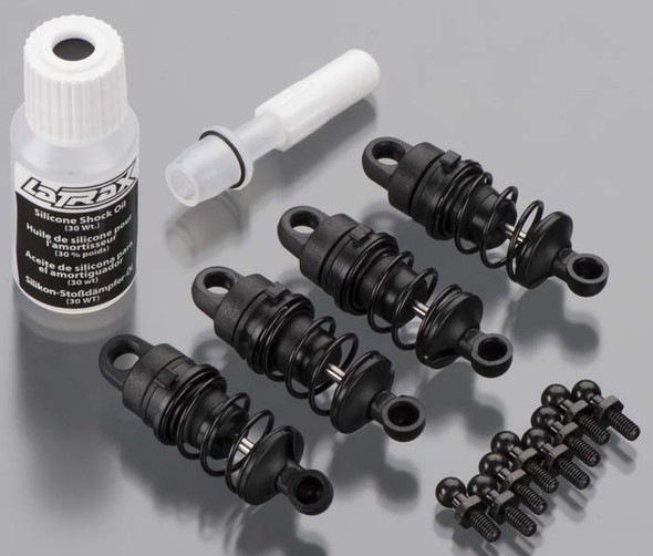 TRA7561 Traxxas Shocks Oil-Filled Assembled w/Springs (4)