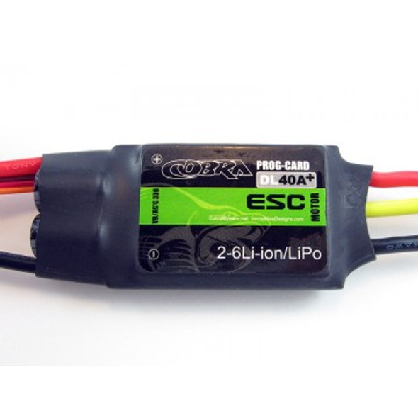 IND-C40A-ESC Cobra 40A ESC with 6A Switching BEC