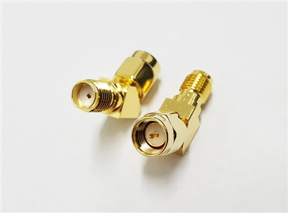 SMAM-SMAF45 Graves RC Hobbies SMA Male to SMA Female 45 Degree Angle Connector