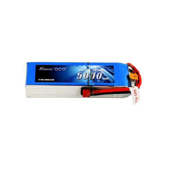 GA45C50003SD Gens ace 5000mAh 11.1V 45C 3S1P Lipo Battery with Deans plug