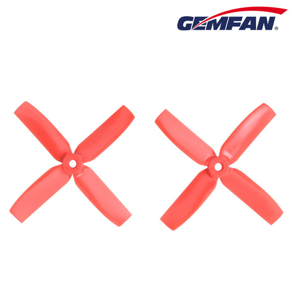 GEMM4040BN-4C Gemfan M4040BN-4 Master Series 4" Bullnose Propellers, Code Red