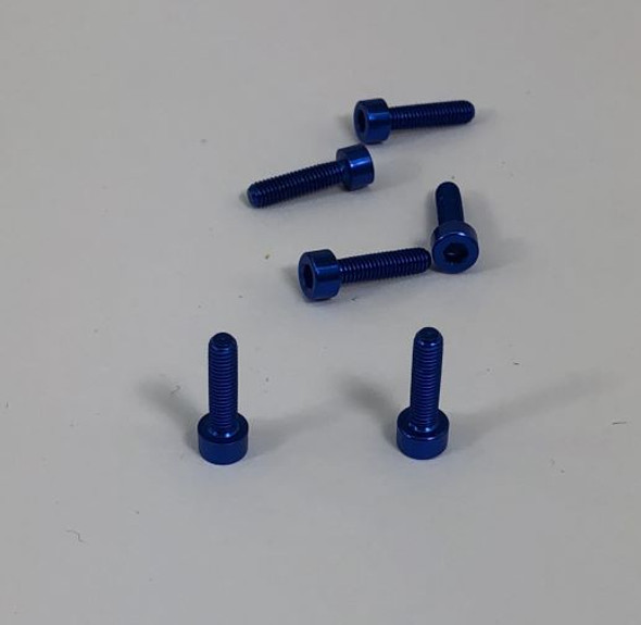 SCREWALM3X12BLUE-7 Graves RC Hobbies M3X12 Aluminum Socket Screw – BLUE