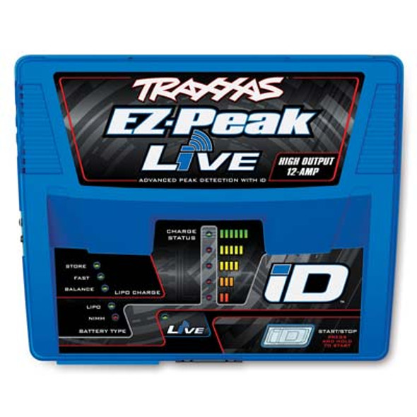 TRA2971 Traxxas EZ-Peak Live 12 Amp NiMH/LiPo Fast Charger w/iD