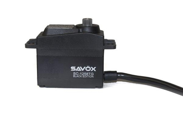 SAVSC1258TG-BE SAVOX - BLACK EDITION STANDARD SIZE CORELESS DIGITAL SERVO .08/166