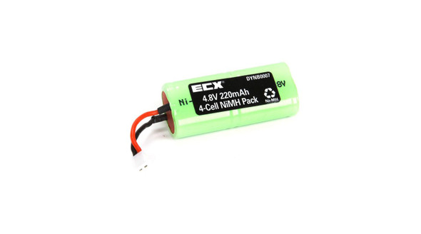 DYNB0007 Dynamite 4.8V 220mAh NiMH Pack: Micro SCT, Rally, Truggy