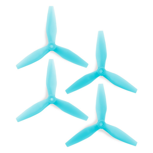 HQP5X4.8X3V1SLTBL HQProp DP 5x4.8x3 PC V1S Light Blue Propeller - 3 Blade (2CW+2CCW)