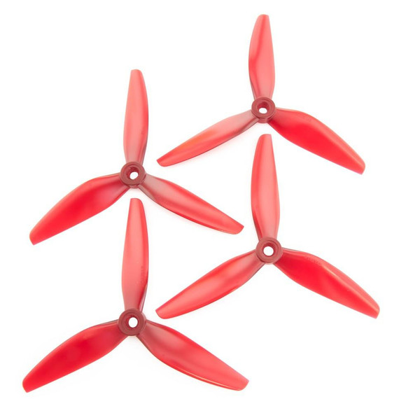 HQP5.1X5.1X3LRED HQ DURABLE Propeller Set 5.1 x 5.1 3 Blade - Light Red